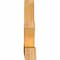 Ekena Millwork Saratoga Rough Sawn Timber Gable Bracket, Western Red Cedar, 60"W x 22"H x 4"D x 4"F, 9/12 Pitch GBW060X22X0404SAR00RWR - alternate 2